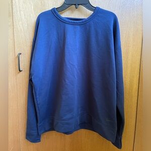 Nike Dri-Fit Blue Sweatshirt- (deep V back - size Medium)
